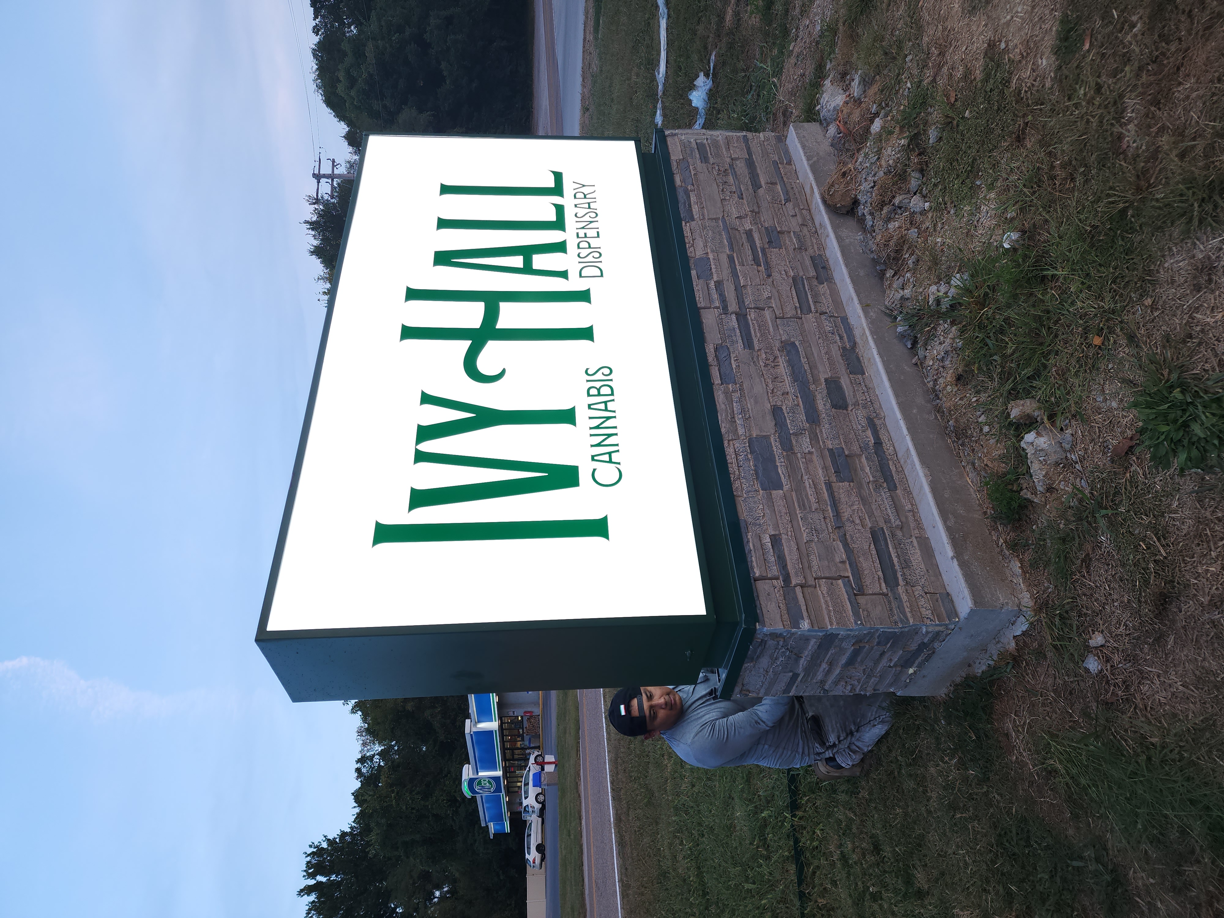 Custom monument sign